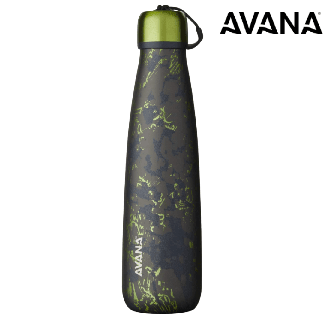 Avana Ashbury - Stainless Steel Double-Wall Insulated Water Bottle 18oz (523ml) - KLOSH