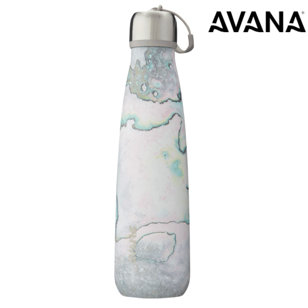 Avana Ashbury - Stainless Steel Double-Wall Insulated Water Bottle 18oz (523ml) - KLOSH
