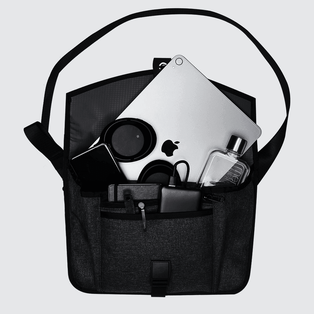 Bag - Alpha Sling XL (Black) - KLOSH
