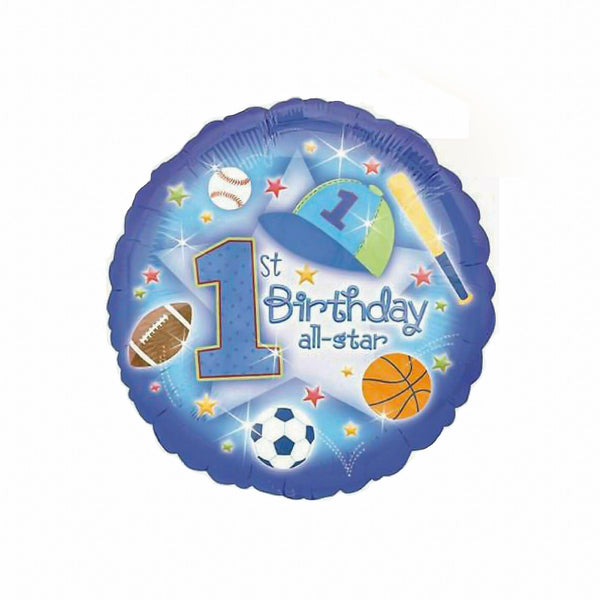 Balloon - 1st Birthday All-Star - KLOSH