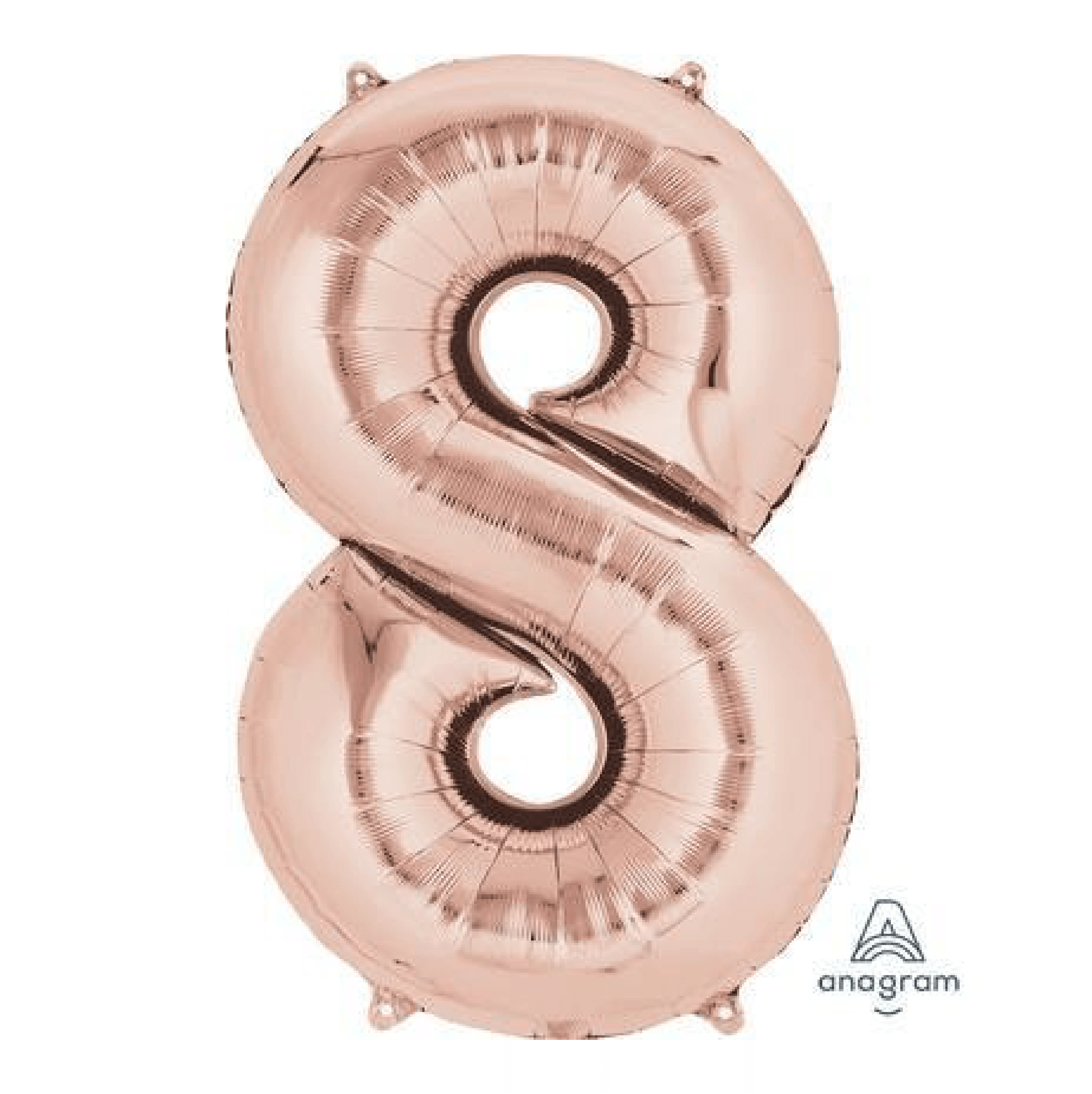Balloon - 40" Number 8 Rose Gold - KLOSH