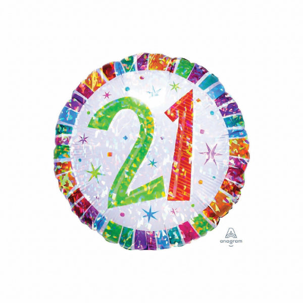 Balloon - Birthday 21 Radiant Prism - KLOSH