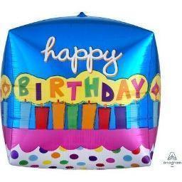 Balloon - Birthday Cake Cubez Ultrashape - KLOSH