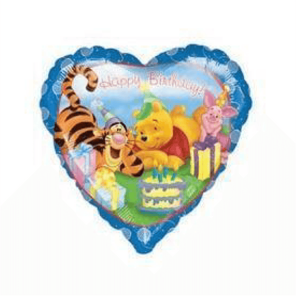 Balloon - Birthday Pooh Heart - KLOSH