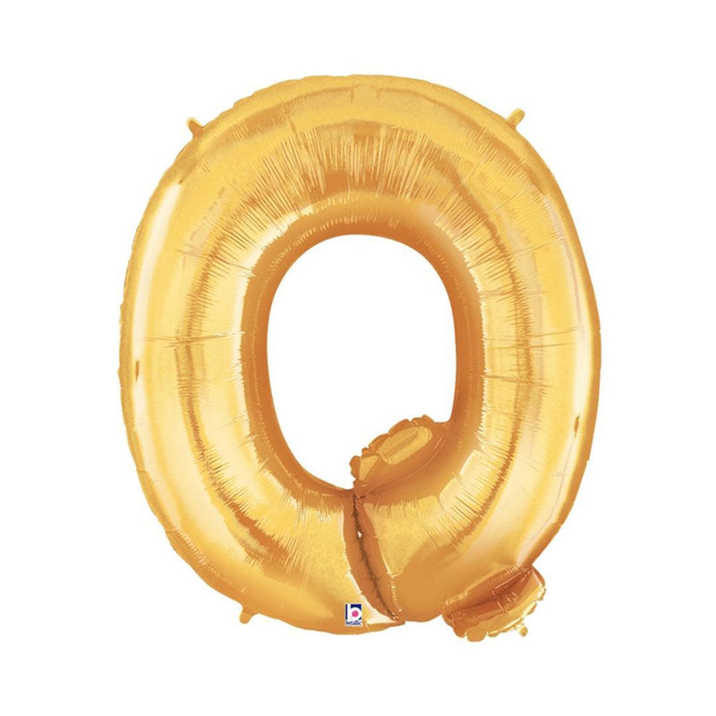 Balloon - Foil Alphabet 14" Q Gold - KLOSH