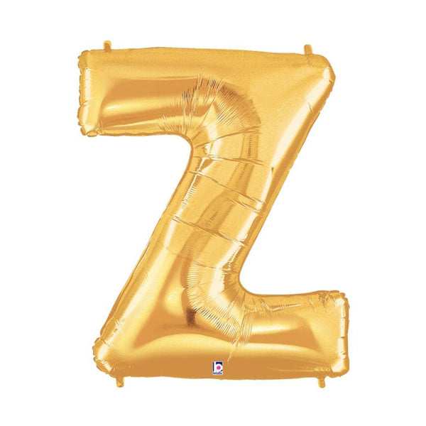 Balloon - Foil Alphabet 14" Z Gold - KLOSH
