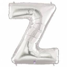 Balloon - Foil Alphabet 14" Z Silver - KLOSH