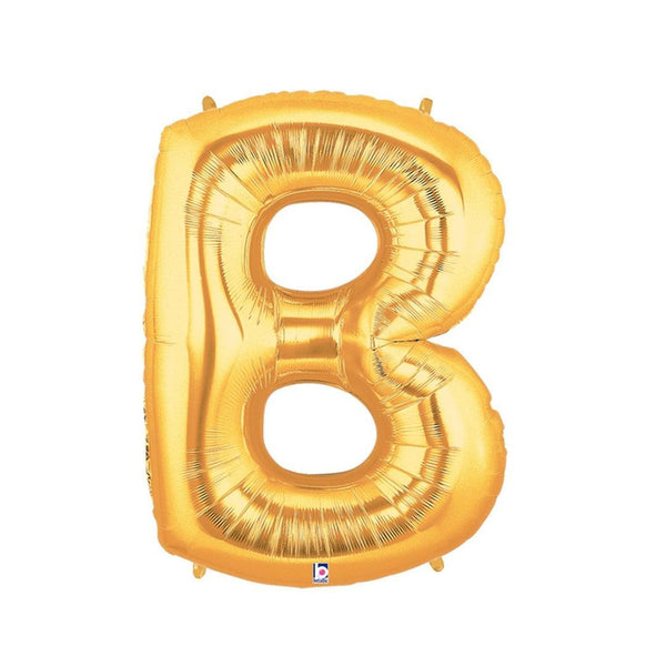 Balloon - Foil Alphabet 40" B Gold - KLOSH