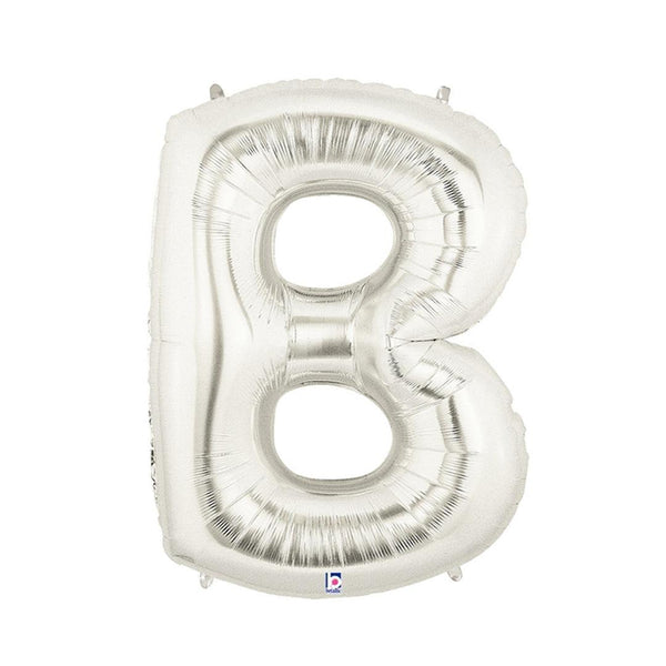 Balloon - Foil Alphabet 40" B Silver - KLOSH