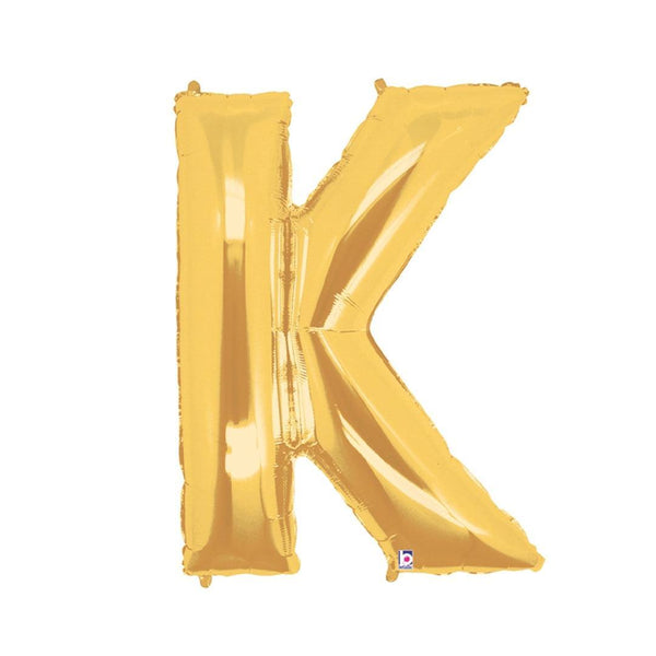 Balloon - Foil Alphabet 40" K Gold - KLOSH