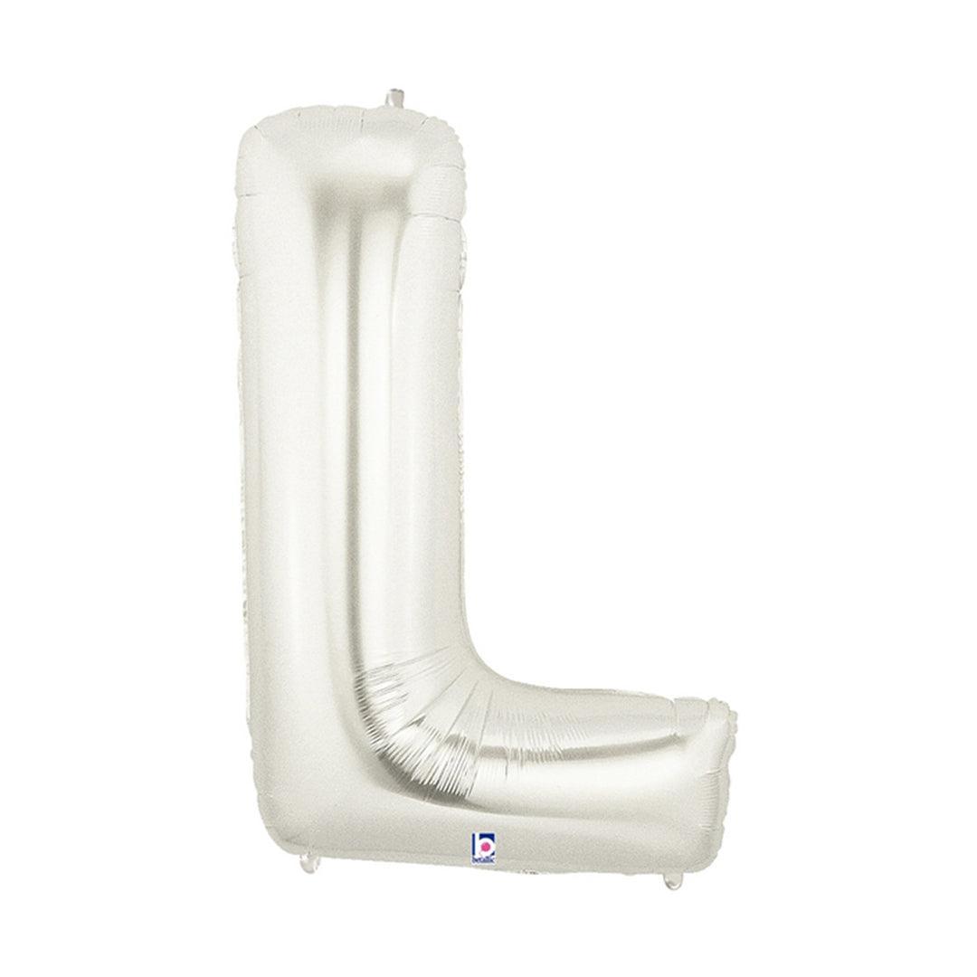 Balloon - Foil Alphabet 40" L Silver - KLOSH