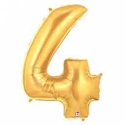 Balloon - Foil Number 14" 4 Gold - KLOSH