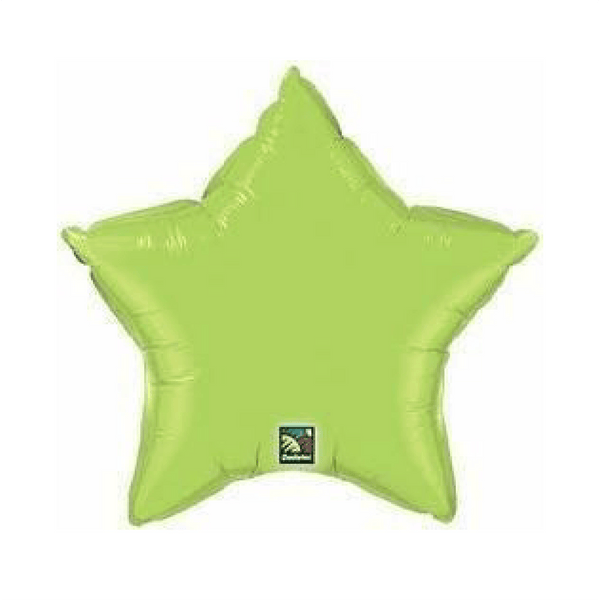 Balloon - Lime Green Star Foil - KLOSH