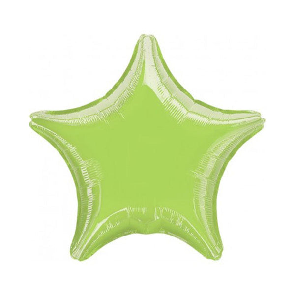 Balloon- Metallic Lime Green Star - KLOSH