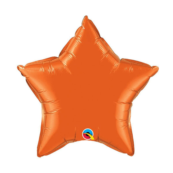 Balloon - Metallic Orange Star - KLOSH