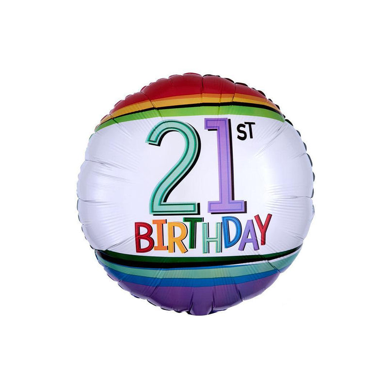 Balloon - Rainbow Birthday 21 - KLOSH