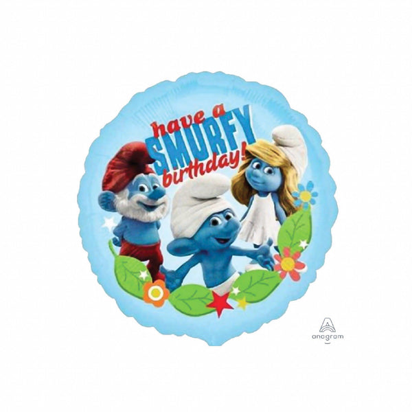 Balloon - Smurf Happy Birthday - KLOSH