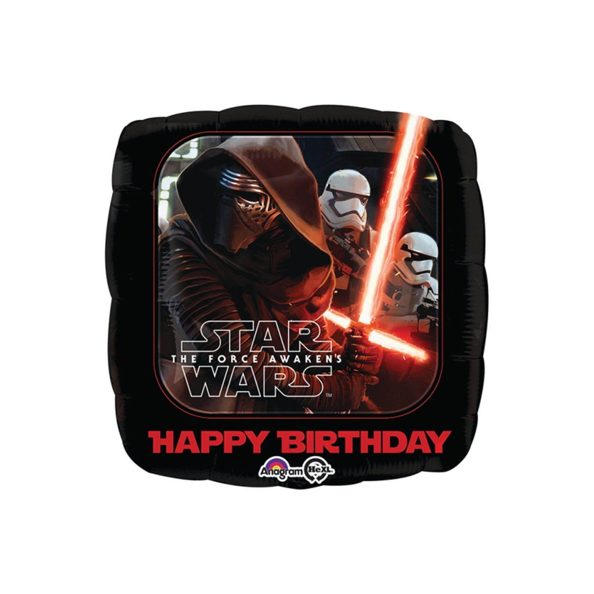 Balloon - Star Wars The Force Awakens Happy Birthday - KLOSH