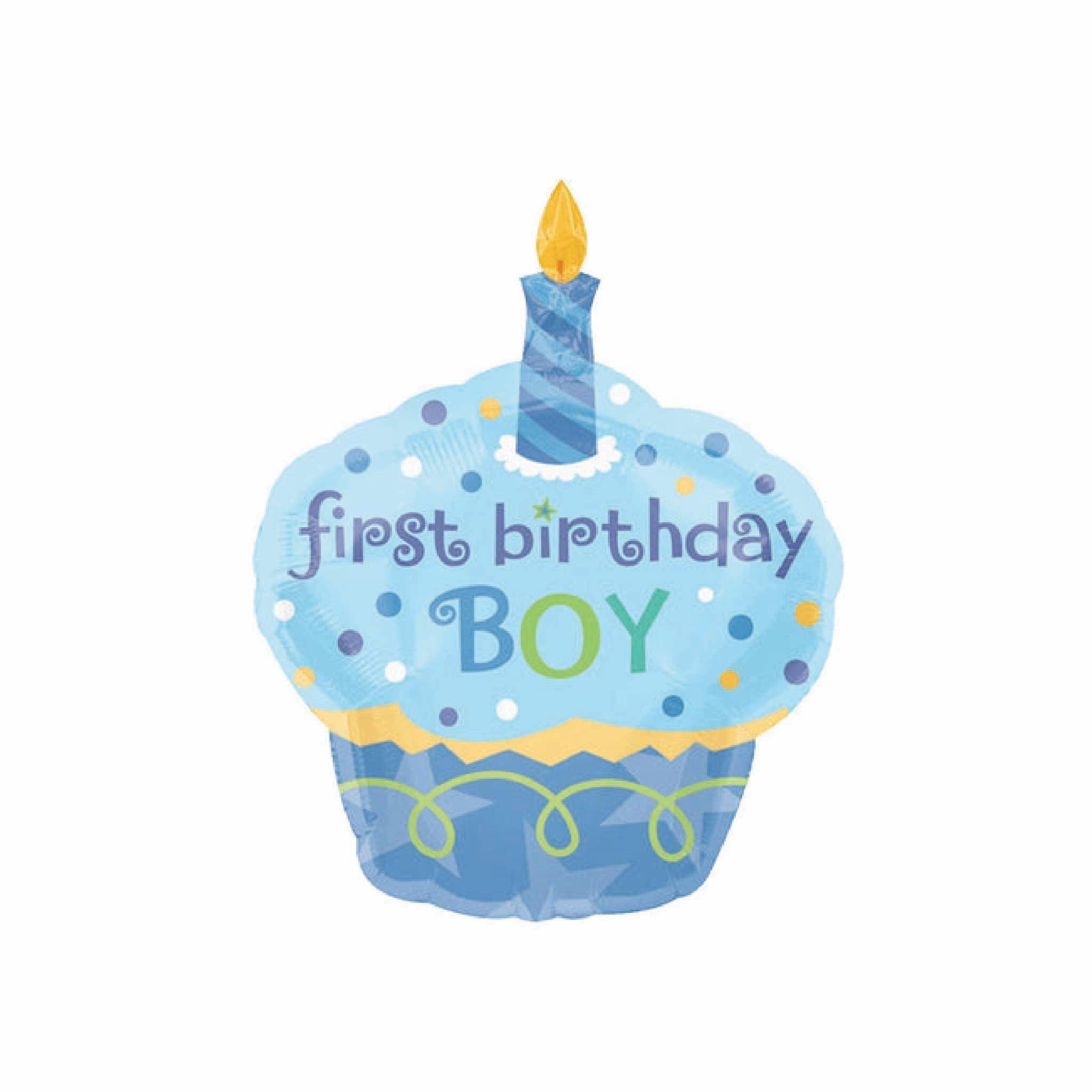 Balloon - Sweet Little Cupcake Boy Shape - KLOSH