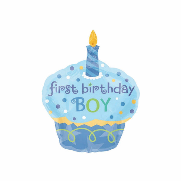 Balloon - Sweet Little Cupcake Boy Shape - KLOSH