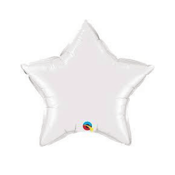 Balloon - White Star Foil - KLOSH