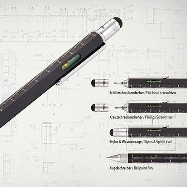 Ballpoint Pen - Troika Construction Multi Tool Black - KLOSH