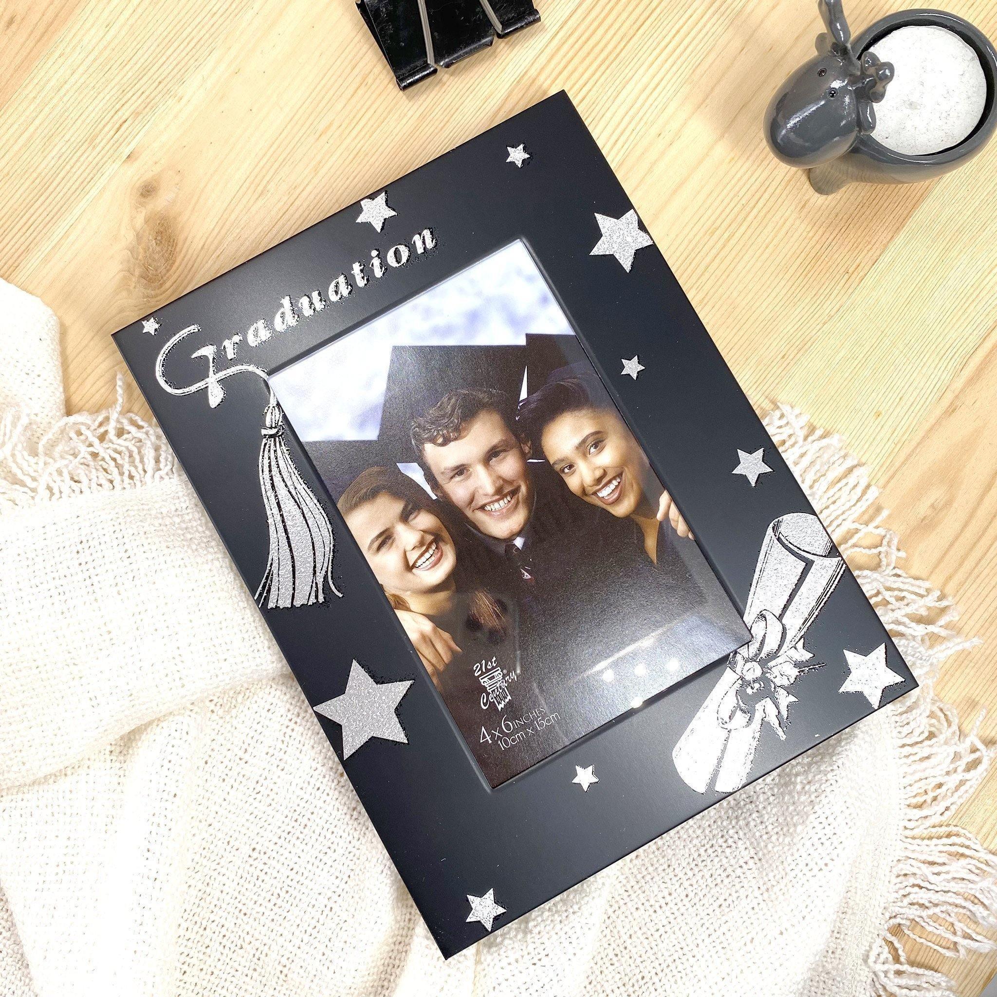 Black Photo Frame - Graduation 6 x 4