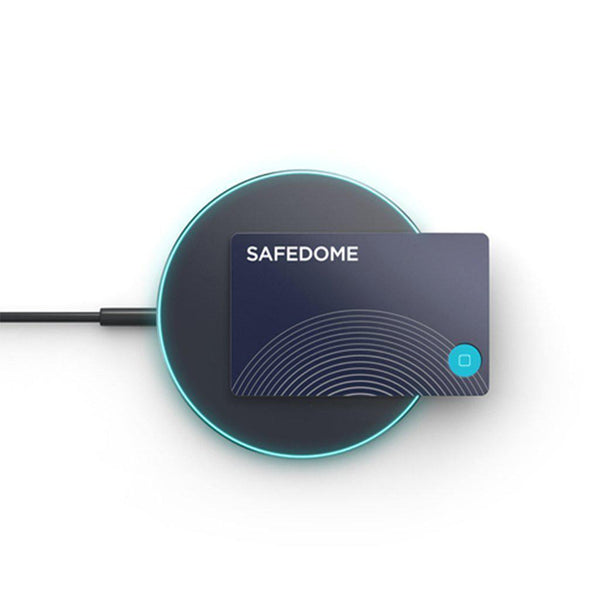 Bluetooth Tracker - Safedome Recharge with Fast Charger (Black) - KLOSH