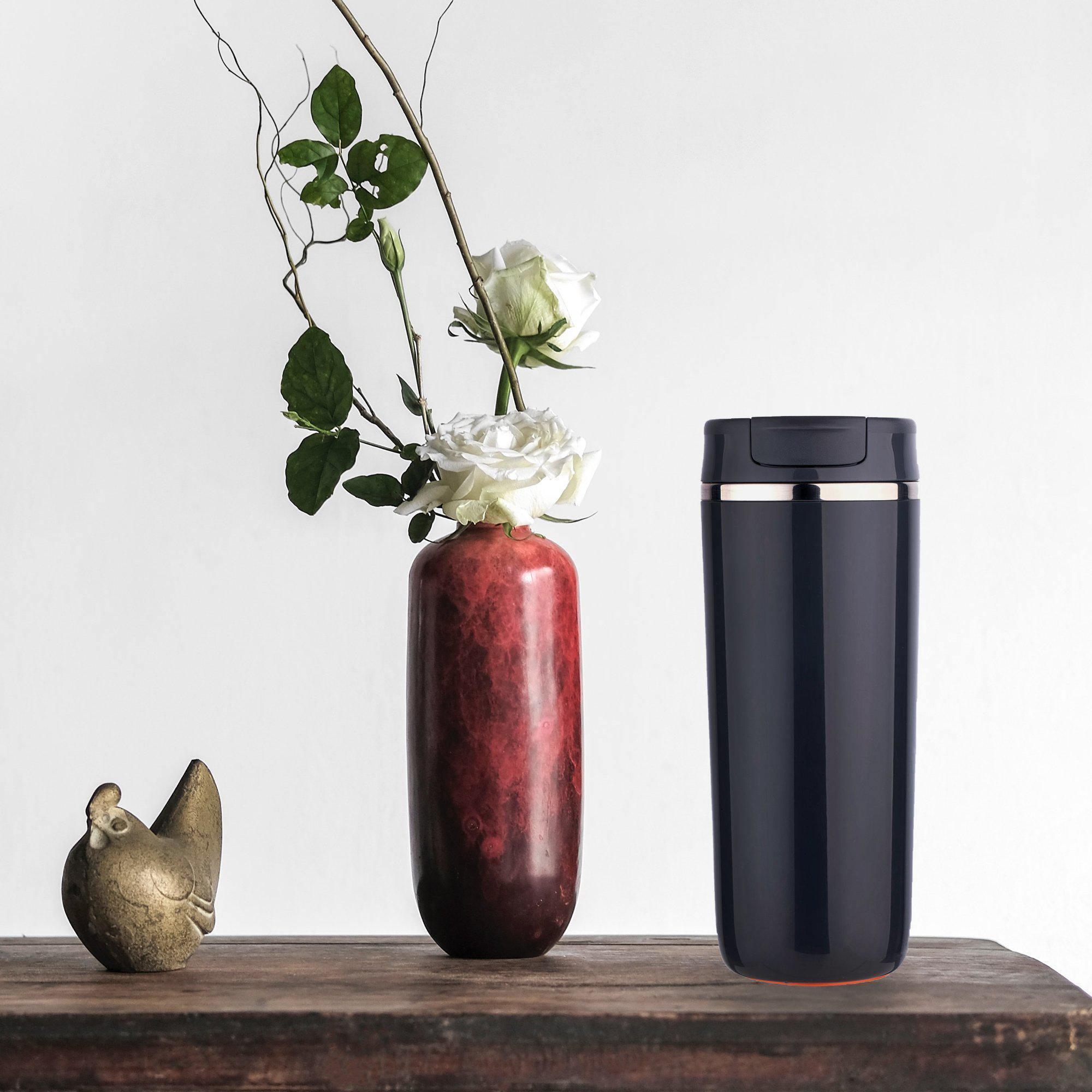 Bottle - Artiart Suction Ostrich Bottle Dark Grey - KLOSH