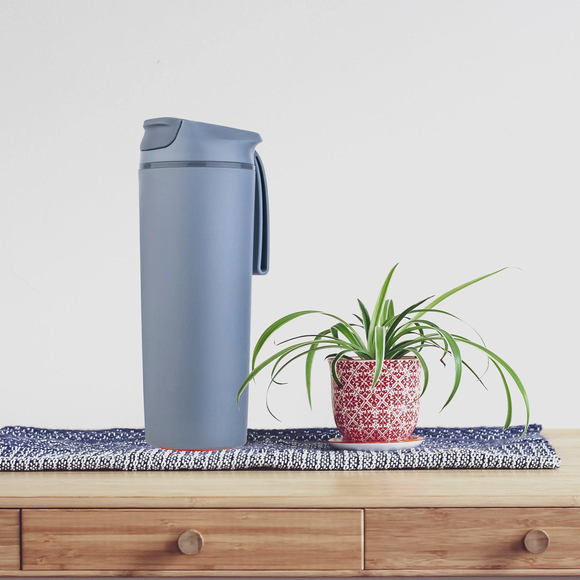 Bottle - Artiart Suction Rhino Bottle Blue - KLOSH