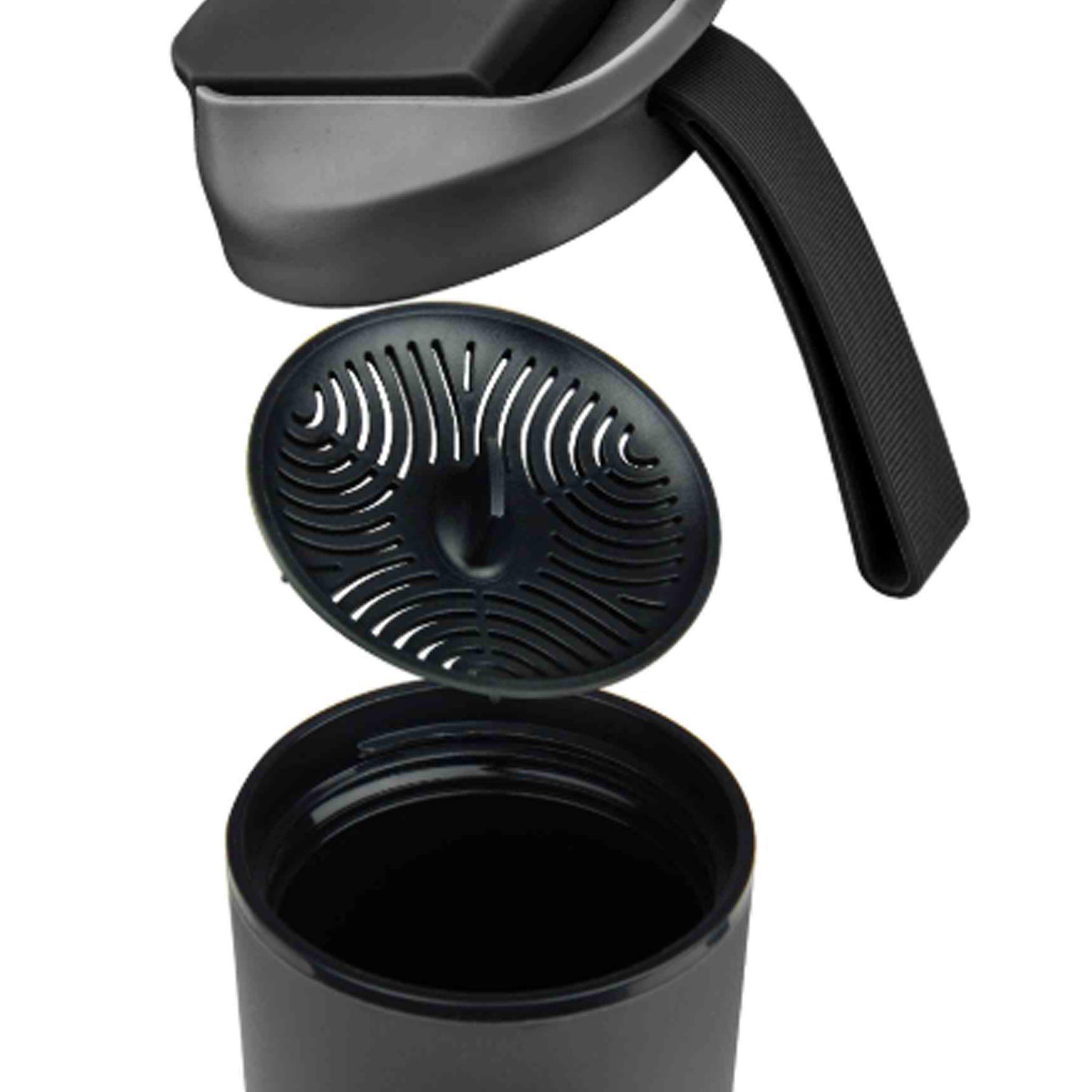 Bottle - Artiart Suction Rhino Bottle Dark Grey - KLOSH