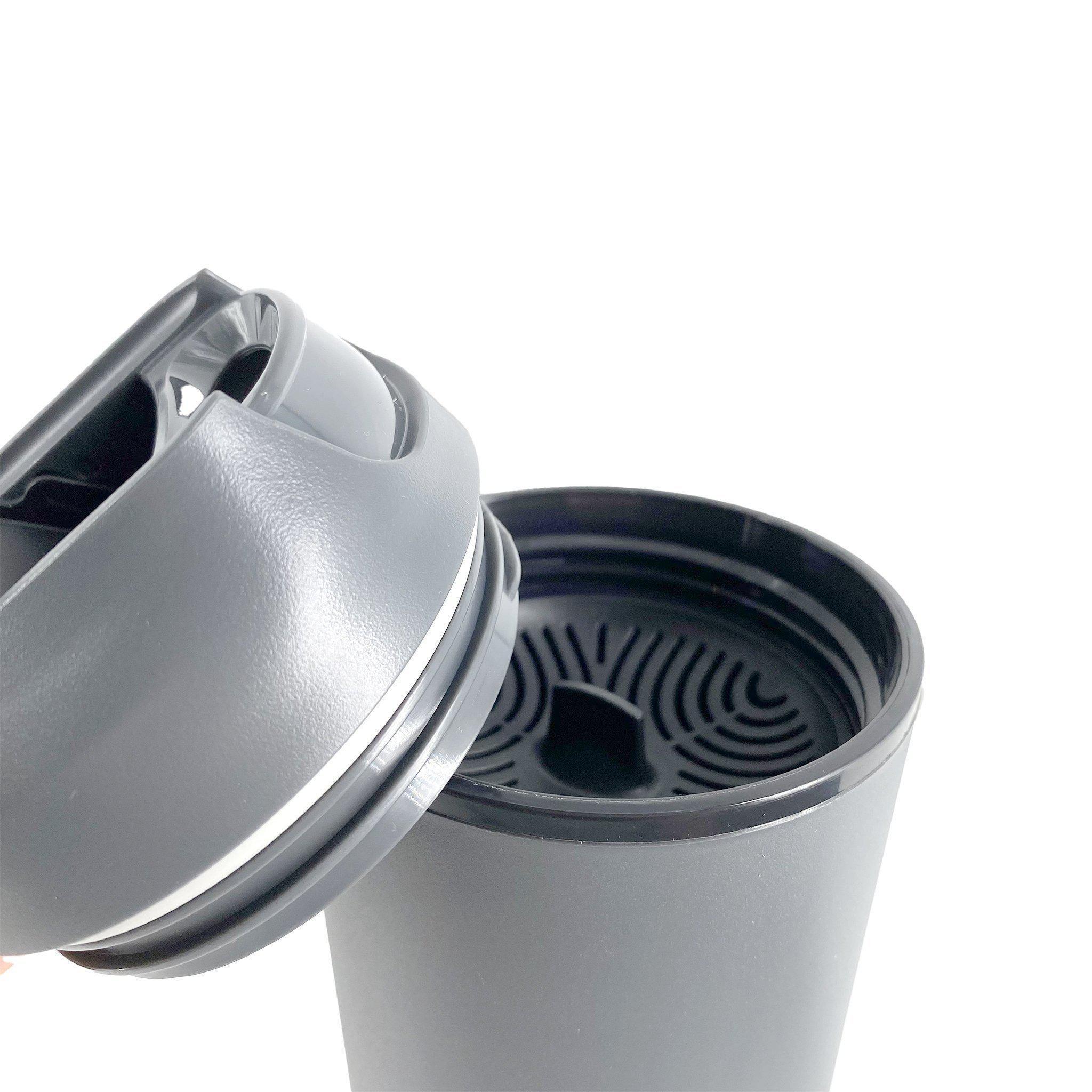 Bottle - Artiart Suction Rhino Bottle Dark Grey - KLOSH