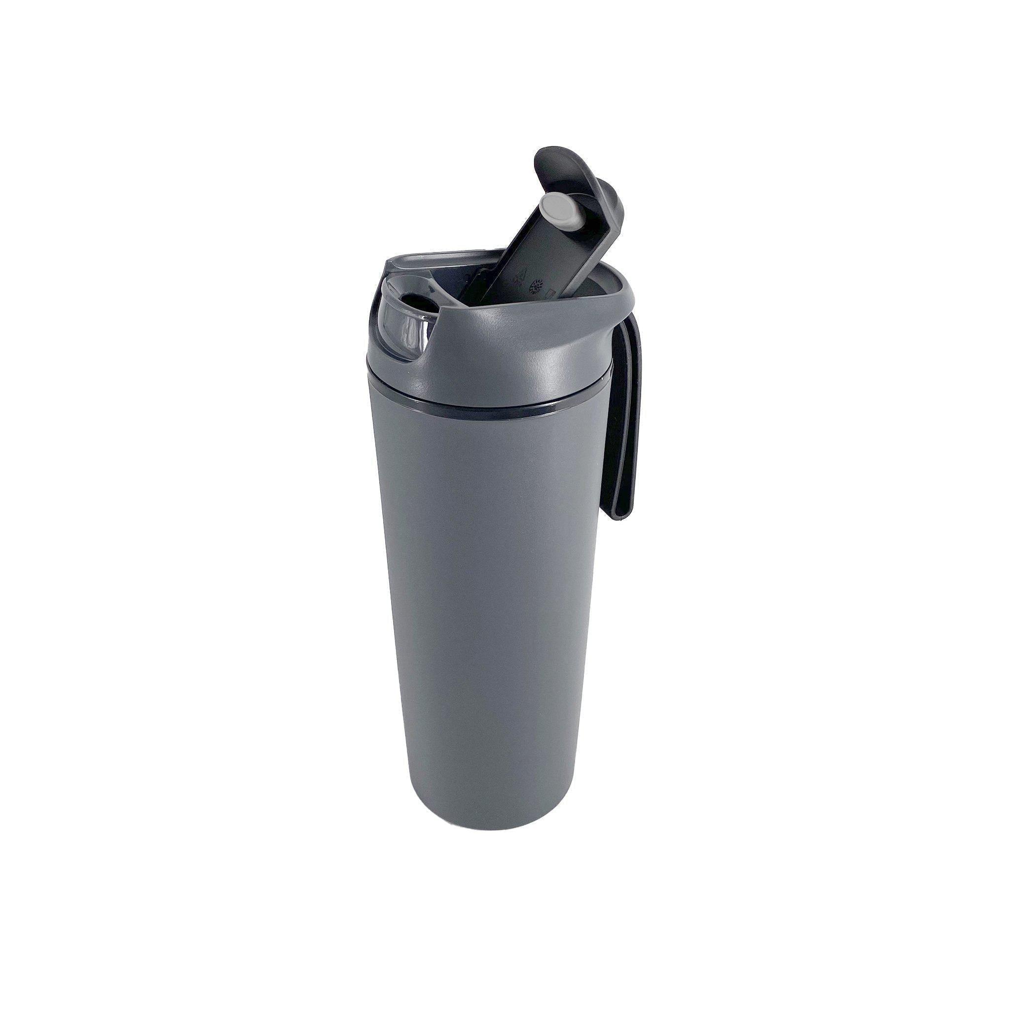 Bottle - Artiart Suction Rhino Bottle Dark Grey - KLOSH