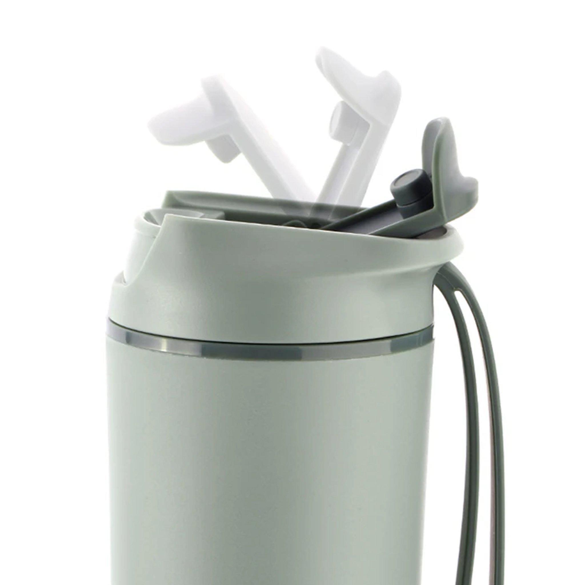 Bottle - Artiart Suction Rhino Bottle Green - KLOSH