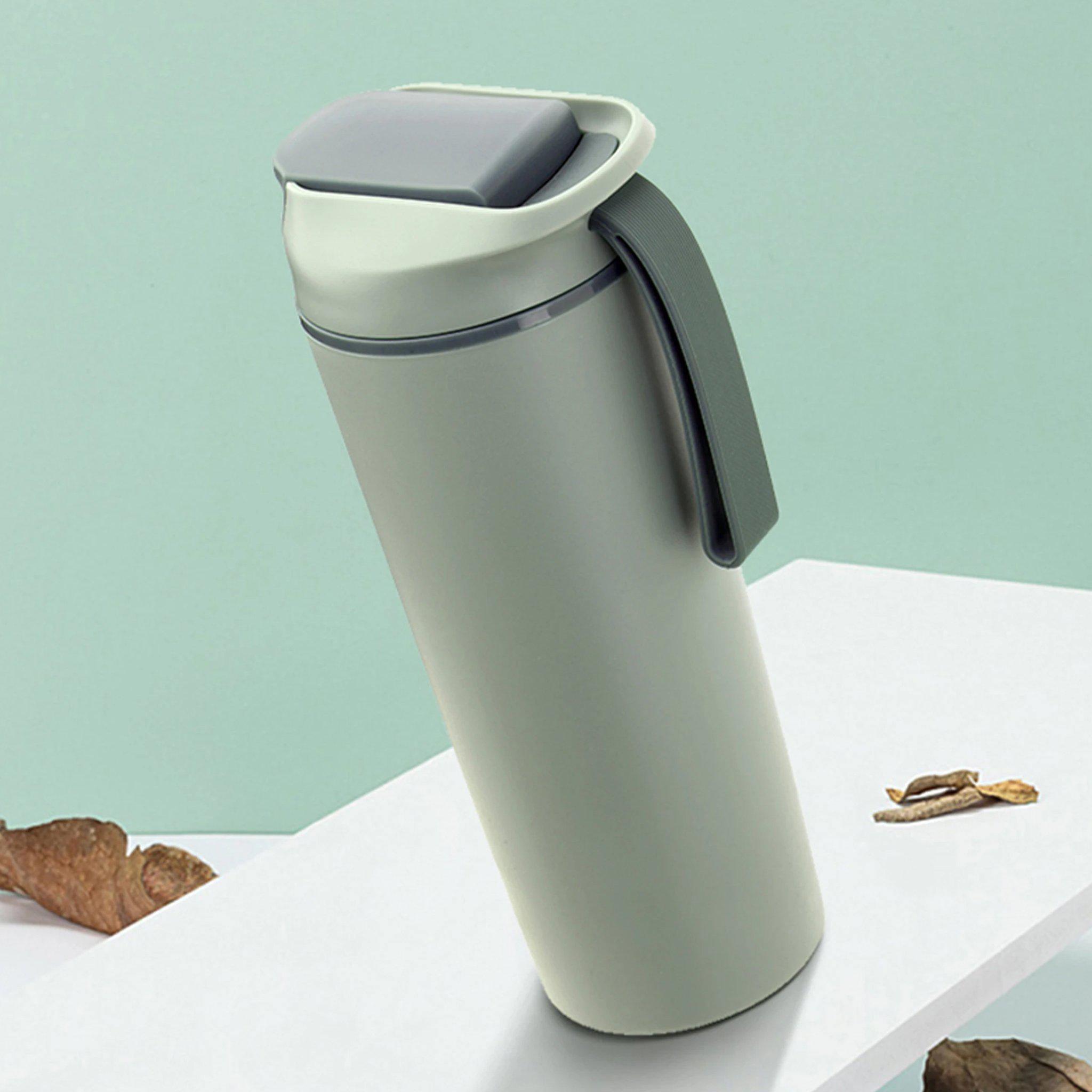 Bottle - Artiart Suction Rhino Bottle Green - KLOSH