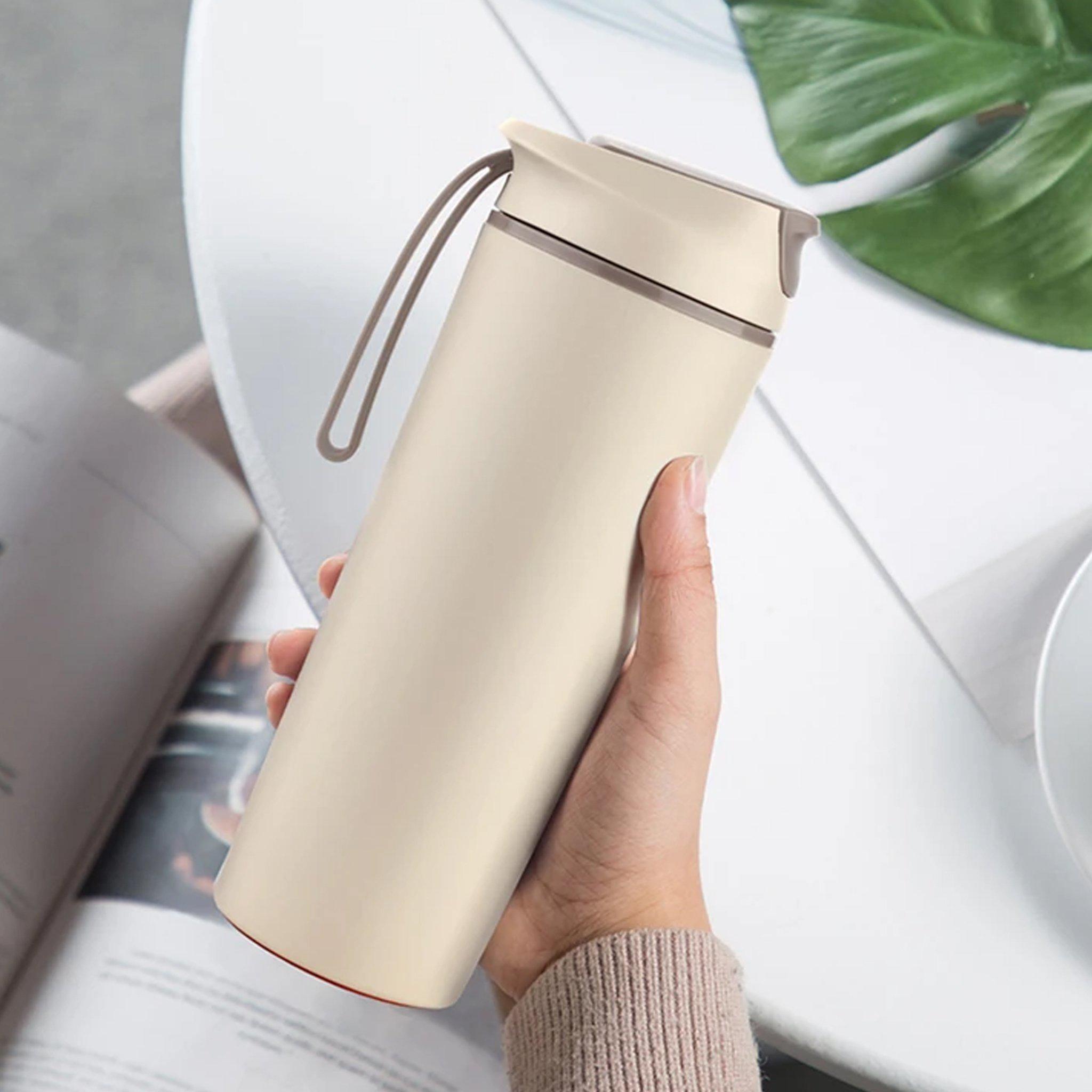 Bottle - Artiart Suction Rhino Bottle White - KLOSH