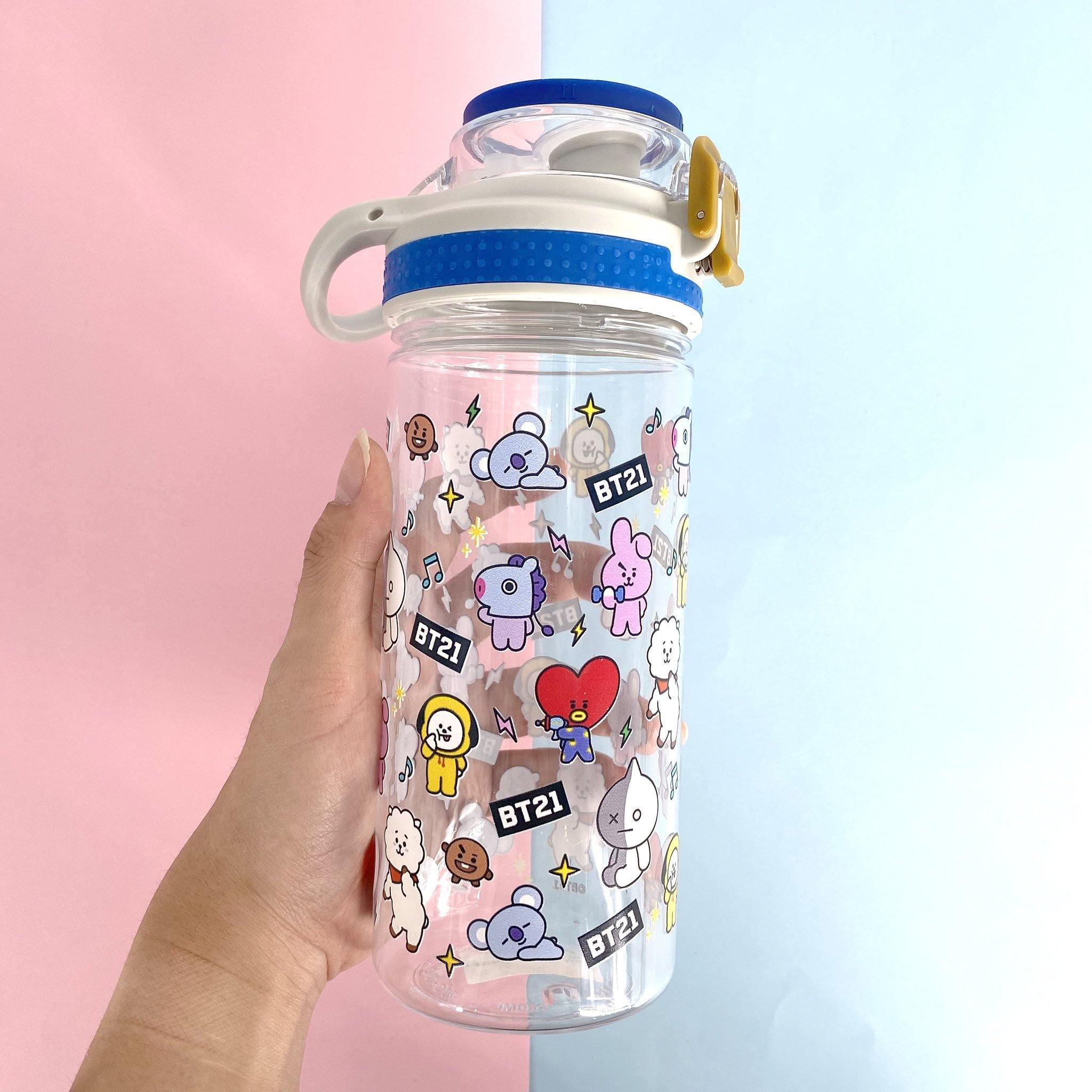 BT21 - Sports Nozzle All Icons Water Bottle - KLOSH