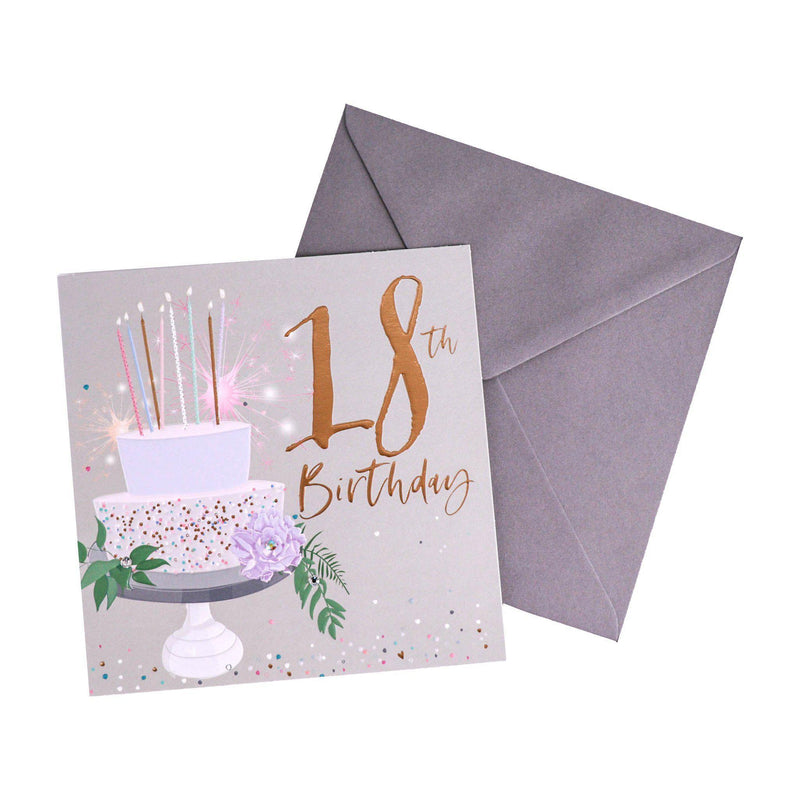 Card - 18th Birthday Cake - KLOSH