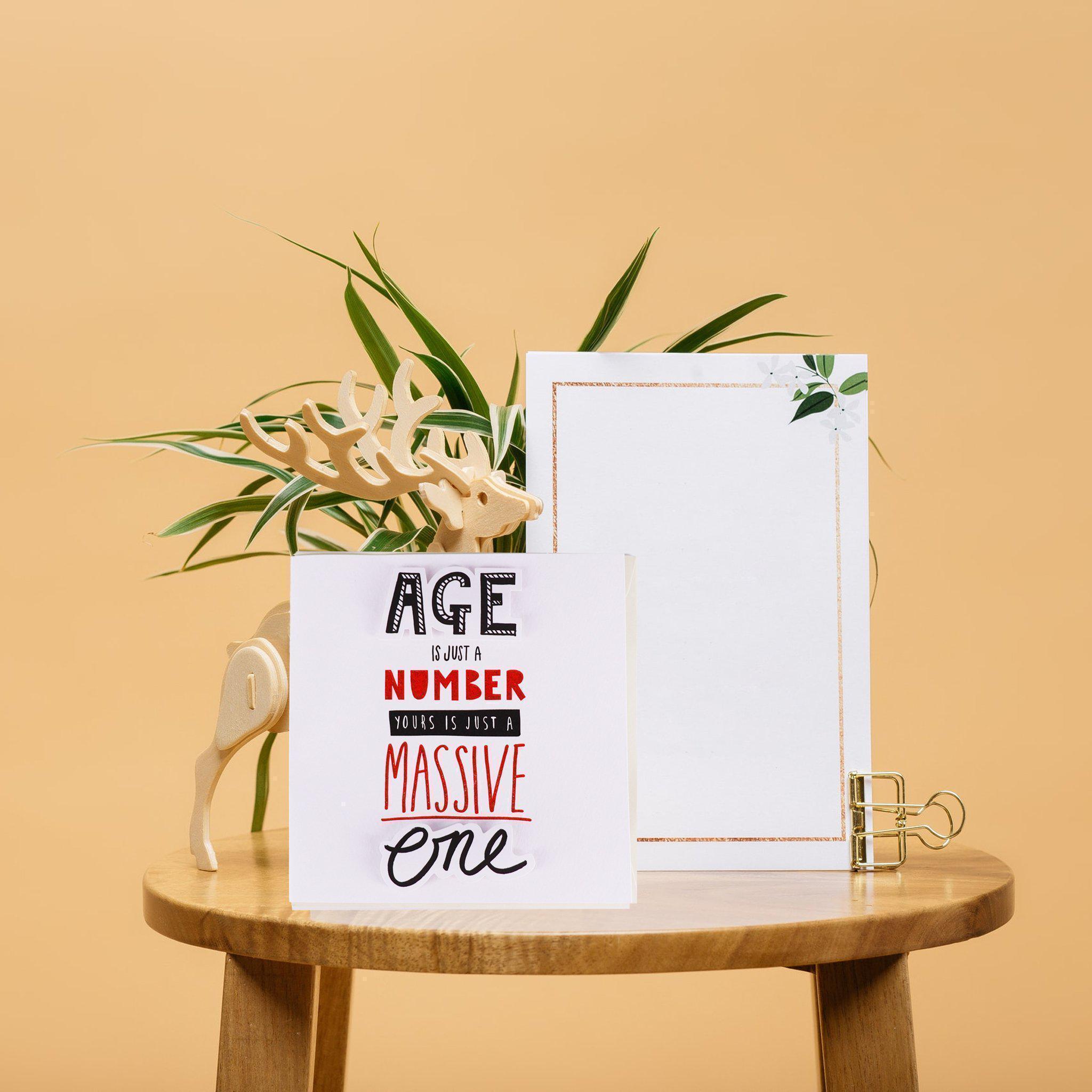 Card - Age Is Just A Number Birthday - KLOSH