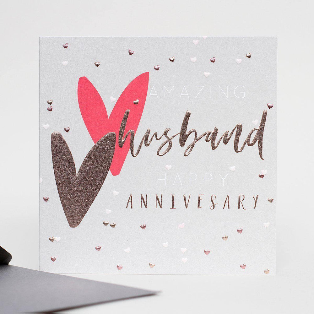 Card - Amazing Husband Happy Anniversary I Klosh Anniversary Gift