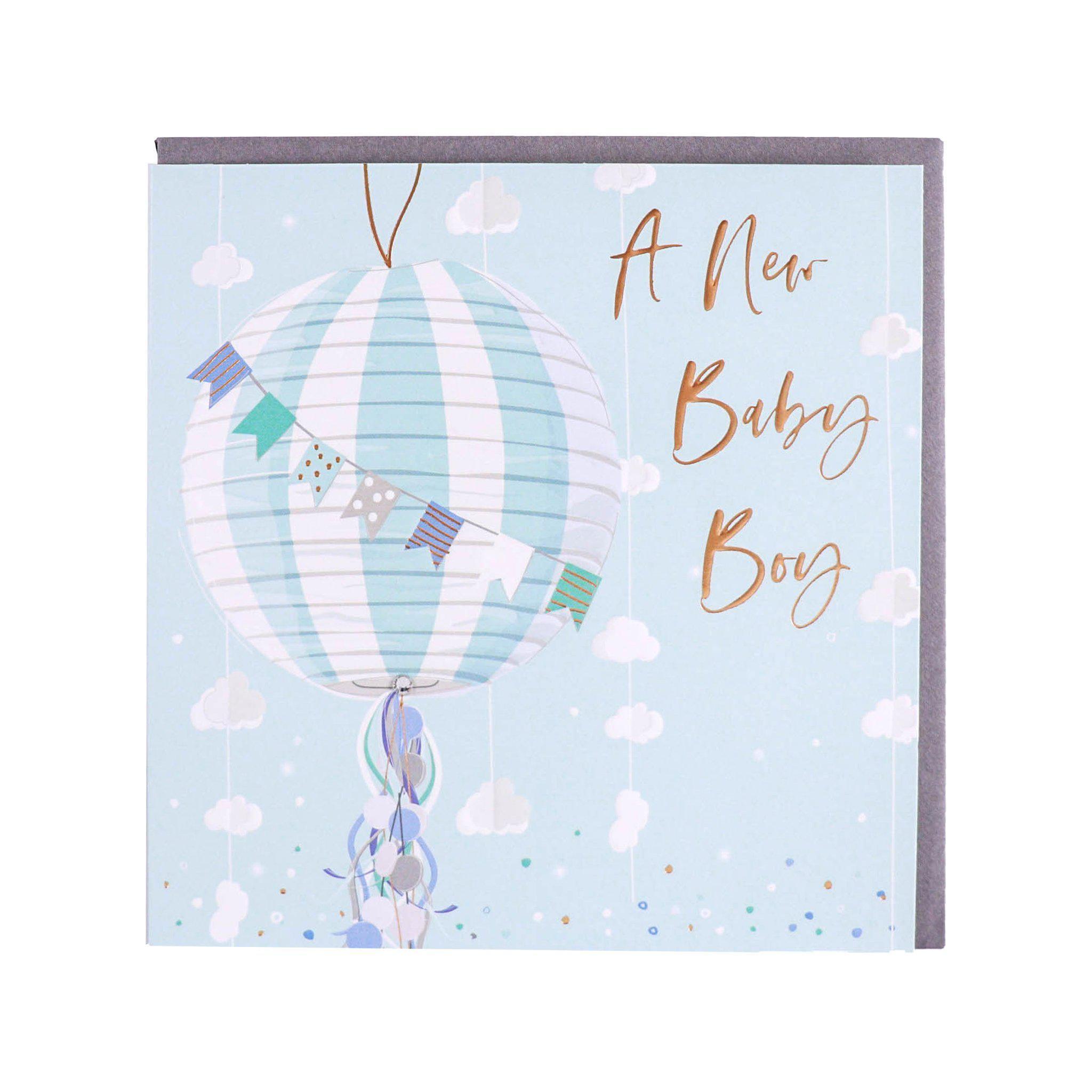 Card - Baby Boy Lantern - KLOSH