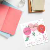 Card - Balloons Happy Valentine's Day - KLOSH