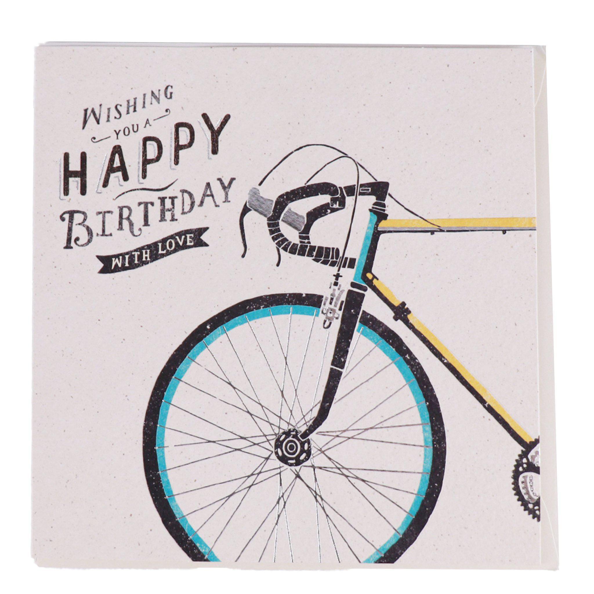 Card - Bicycle Happy Birthday - KLOSH