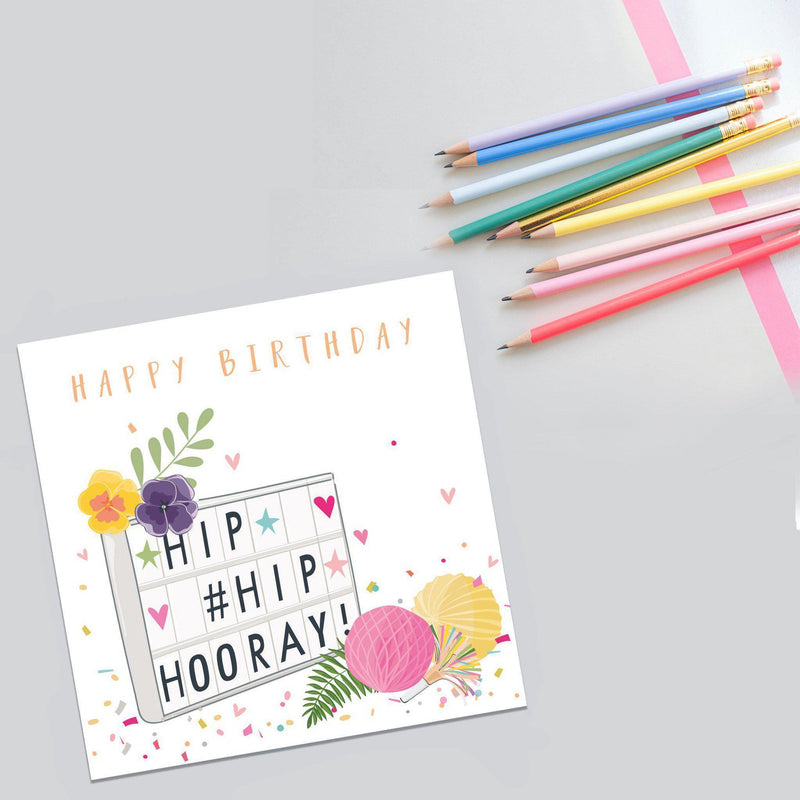 Card - Birthday Hip Hip Hooray - KLOSH