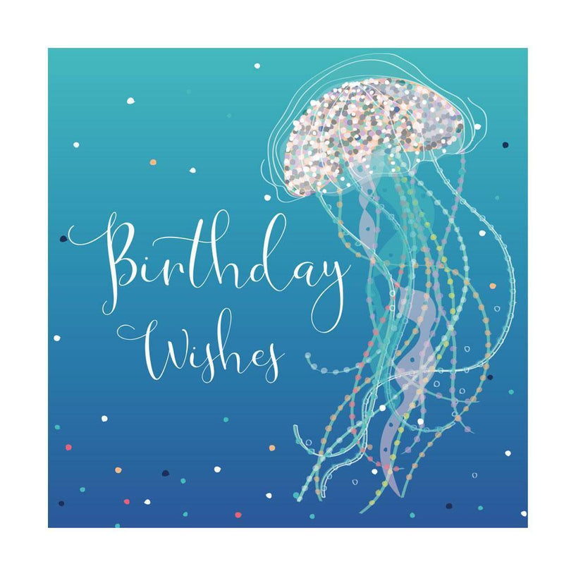 Card - Birthday Wishes Jelly Fish - KLOSH