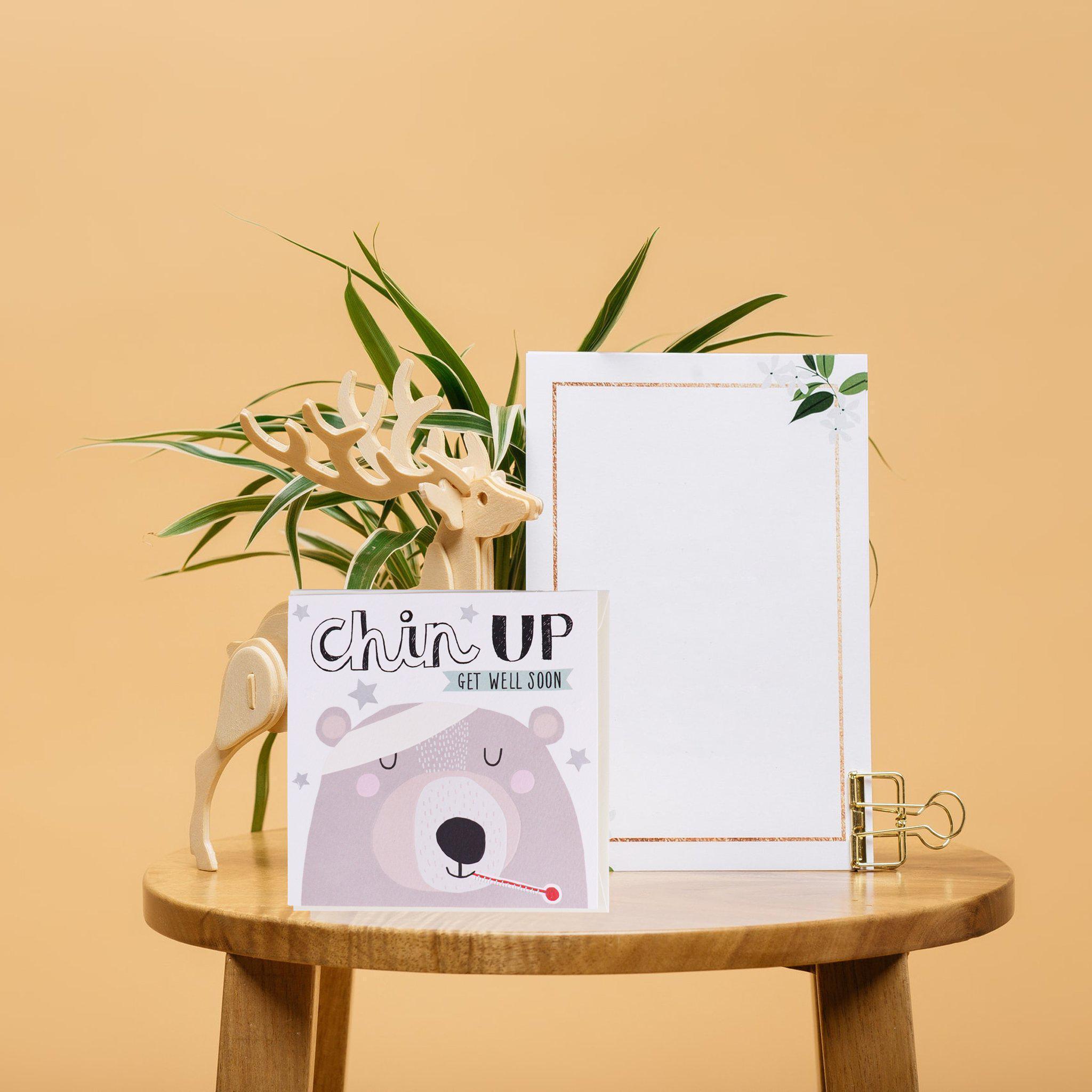 Card - Chin Up Get Well Soon - KLOSH