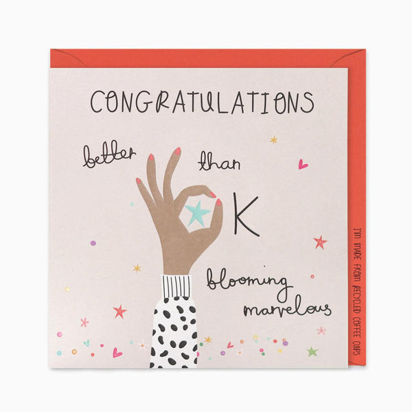 Card - Congratulations Better than Ok - KLOSH