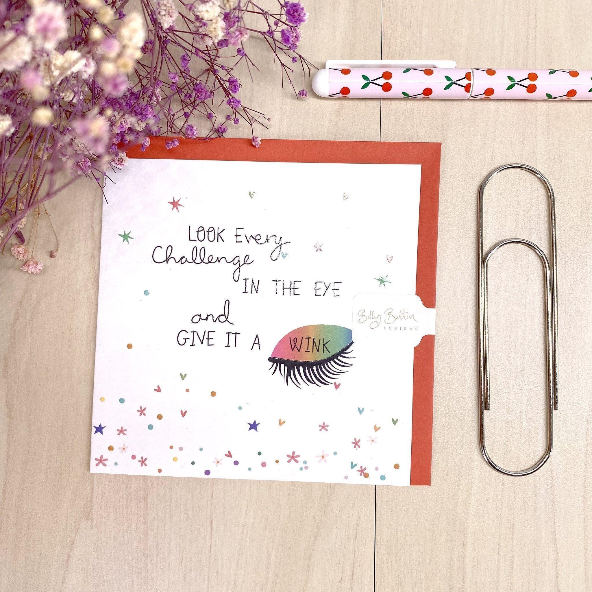 Card - Every Challenge in the Eye - KLOSH