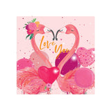 Card - Flamingos Love You - KLOSH