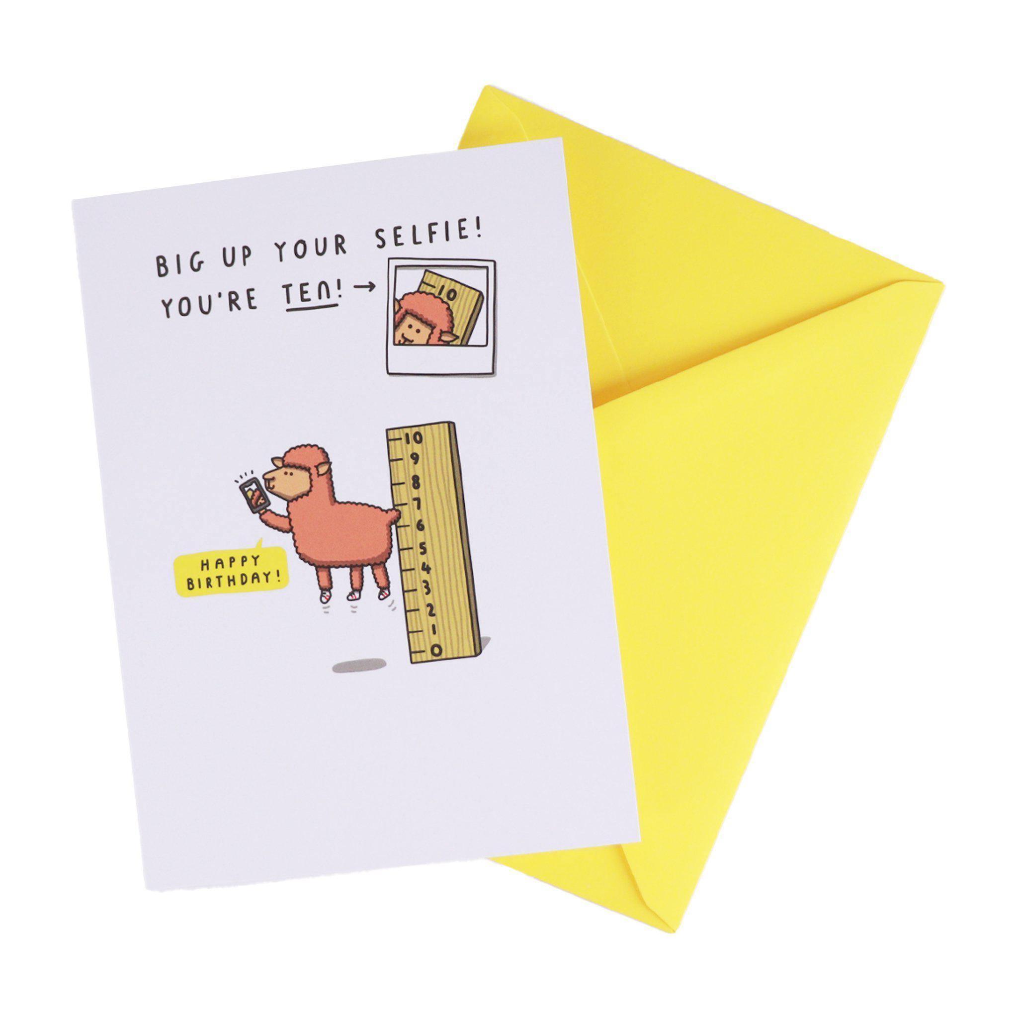 Card - Happy 10th Birthday - KLOSH